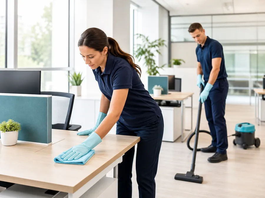 Profesyonel ev ve büro temizliği ekibi